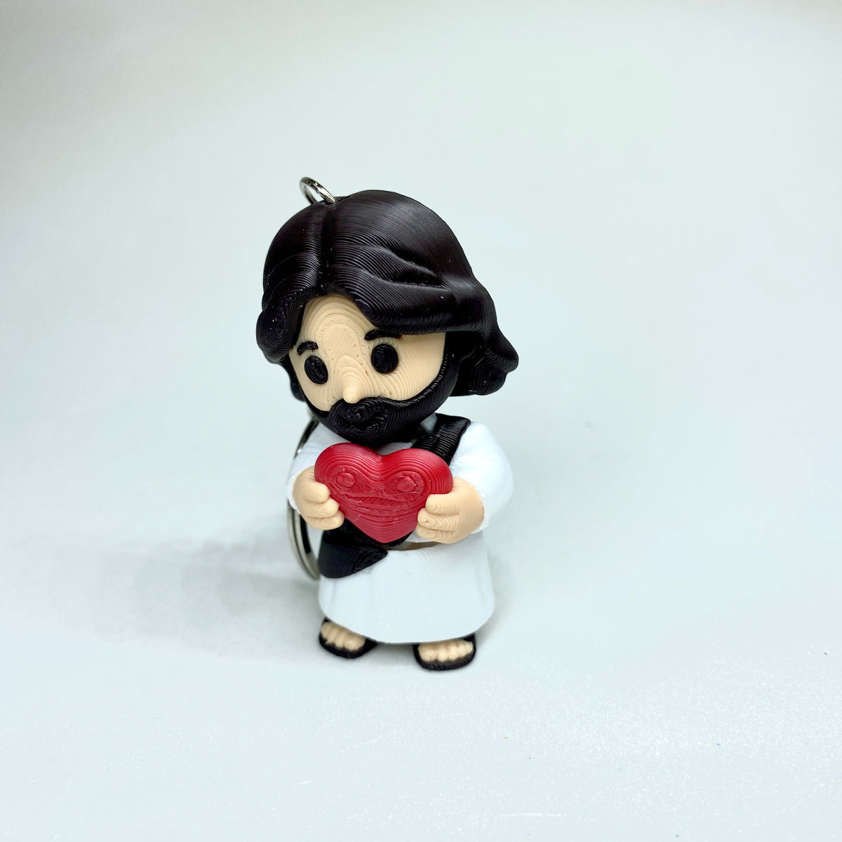 Chaveiro Jesus com Coração em 3D | Chaveiro Religioso