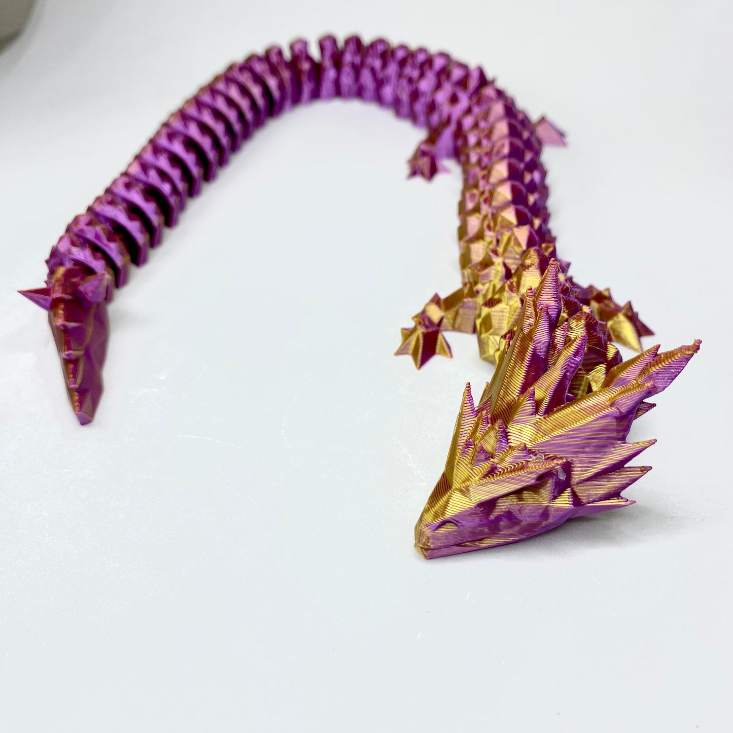 Dragão Articulado em Impressão 3D – Brinquedo Sensorial Flexível
