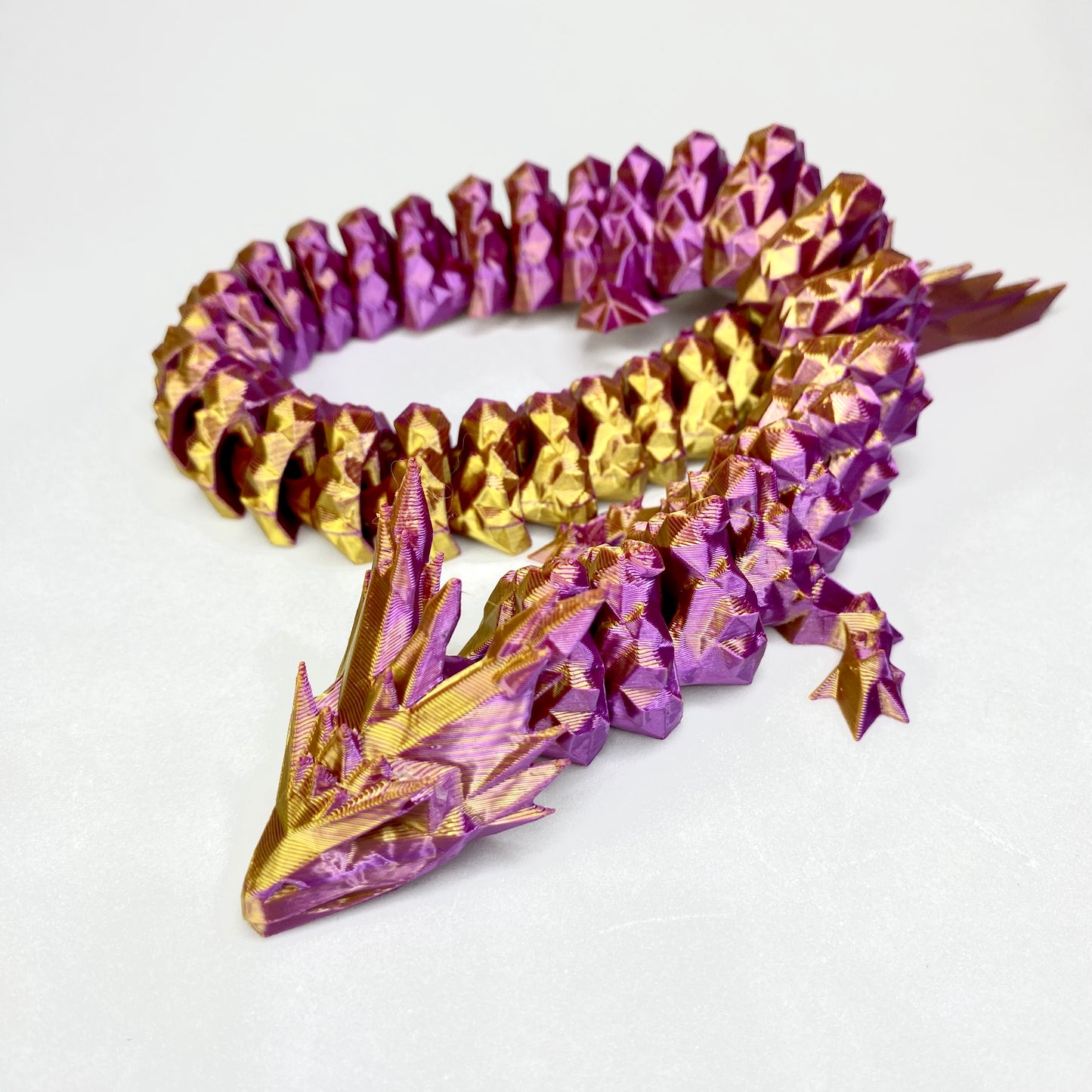 Dragão Articulado em Impressão 3D – Brinquedo Sensorial Flexível