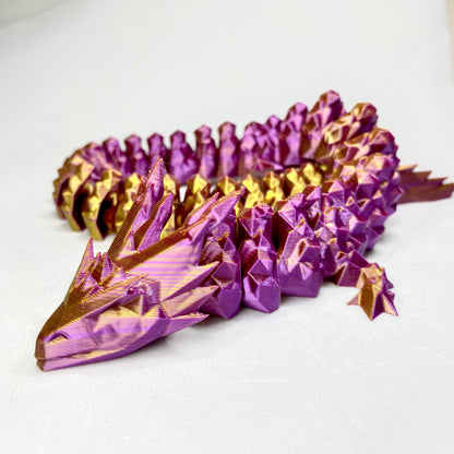 Dragão Articulado em Impressão 3D – Brinquedo Sensorial Flexível