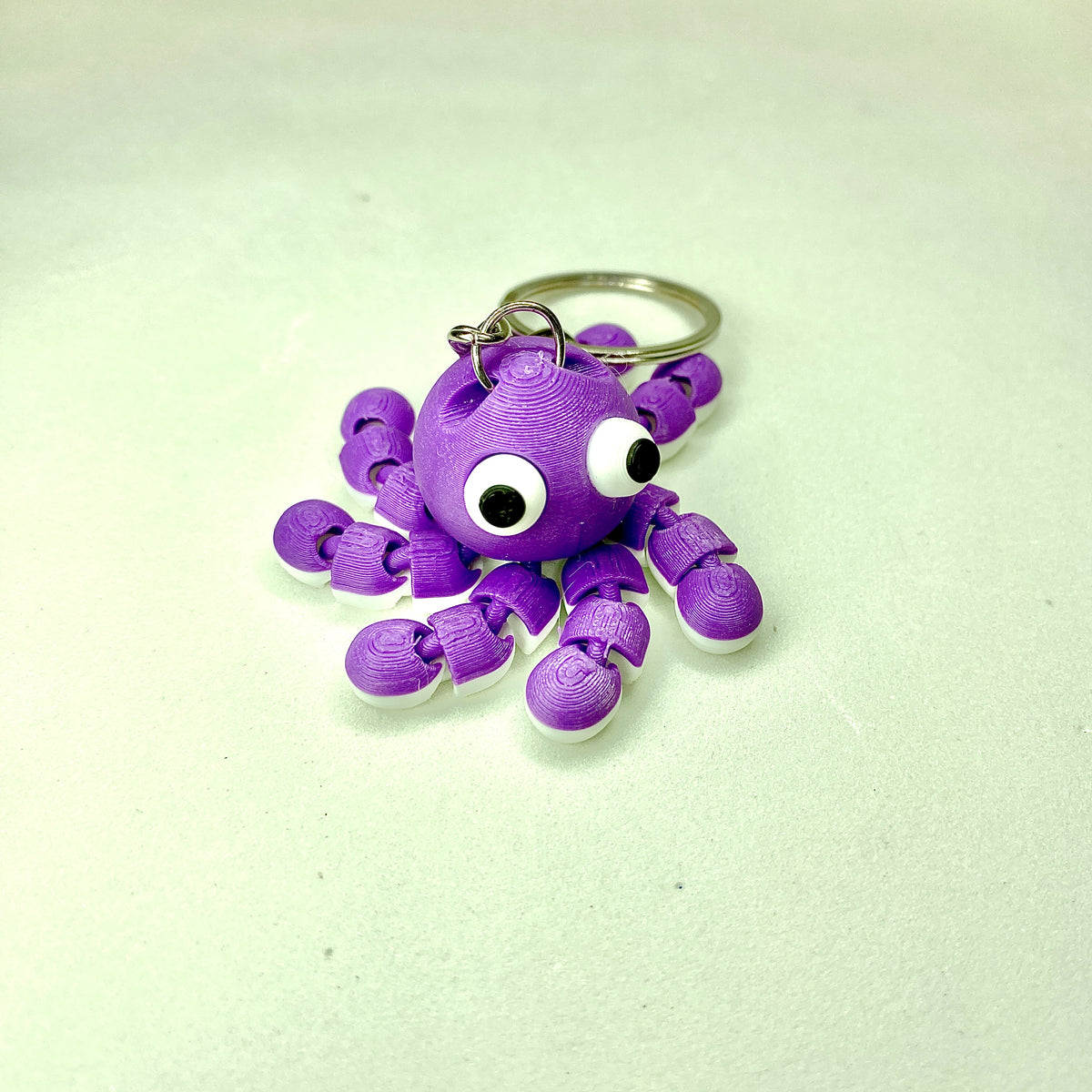 Chaveiro Polvo Articulado 3D – Mini Polvo com Tentáculos Móveis