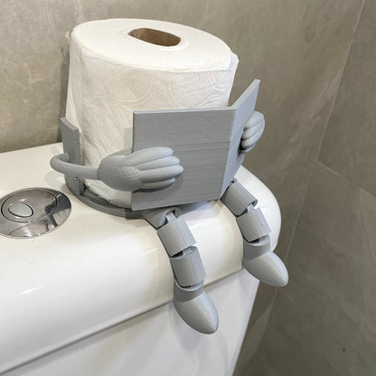 Suporte para Papel Higiênico Robô Articulado – Decoração Criativa em Impressão 3D