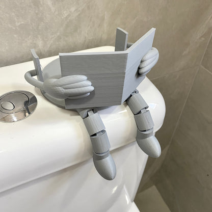Suporte para Papel Higiênico Robô Articulado – Decoração Criativa em Impressão 3D