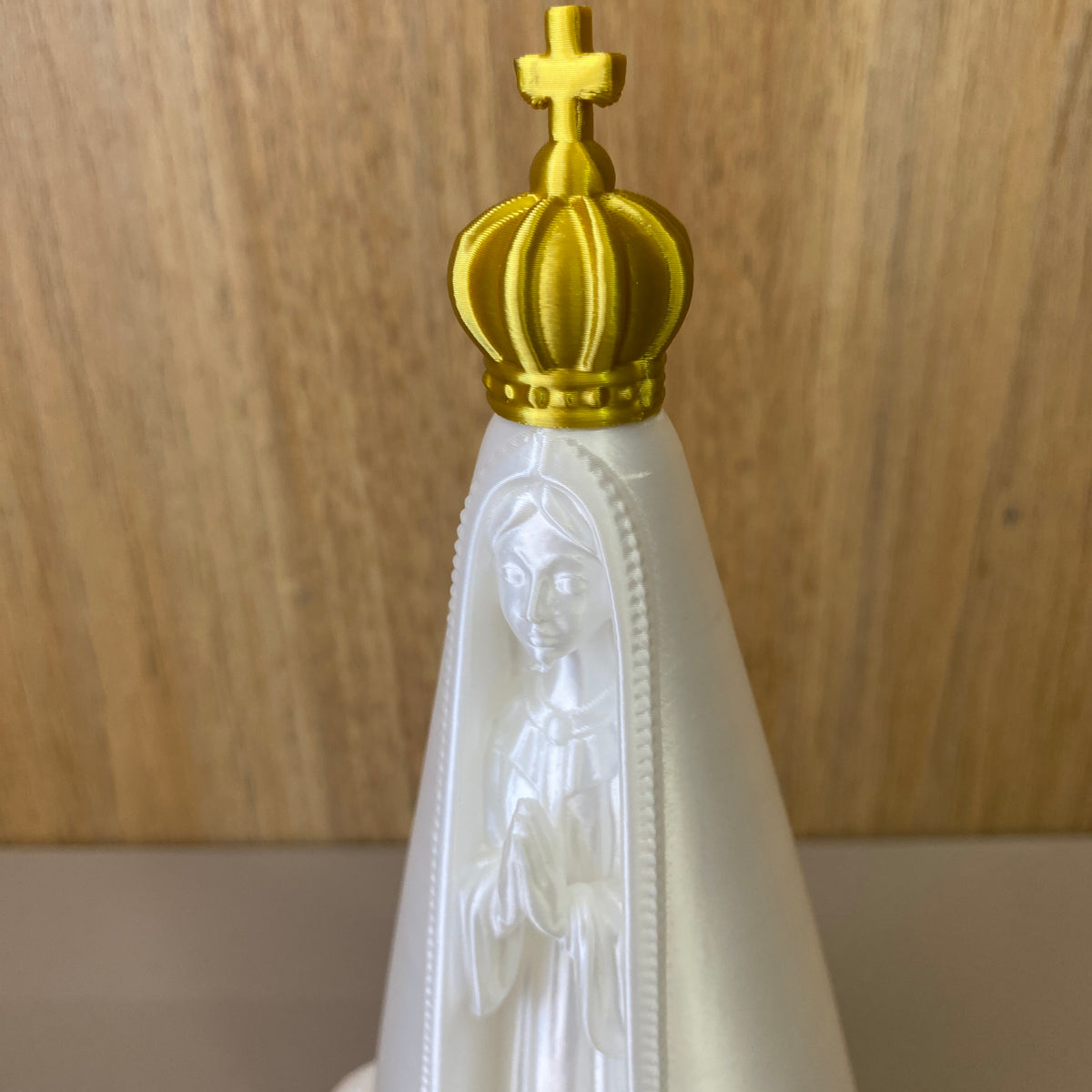 Porta-Terço Nossa Senhora | Decoração Religiosa em 3D