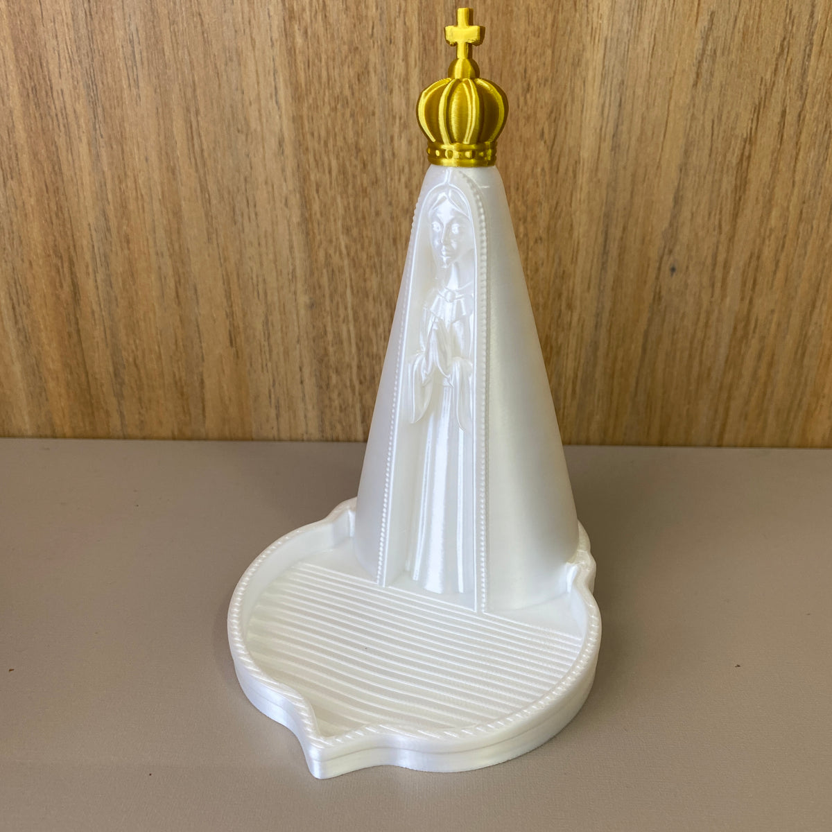 Porta-Terço Nossa Senhora | Decoração Religiosa em 3D