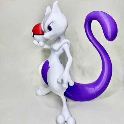 Mewtwo em 3D – Figura Colecionável Pokémon Impressa em 3D