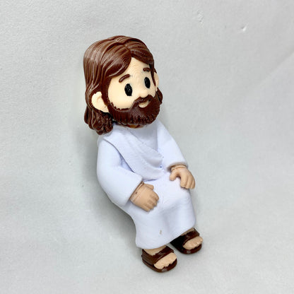 Jesus Cristo em 3D 7cm – Figura Religiosa Decorativa