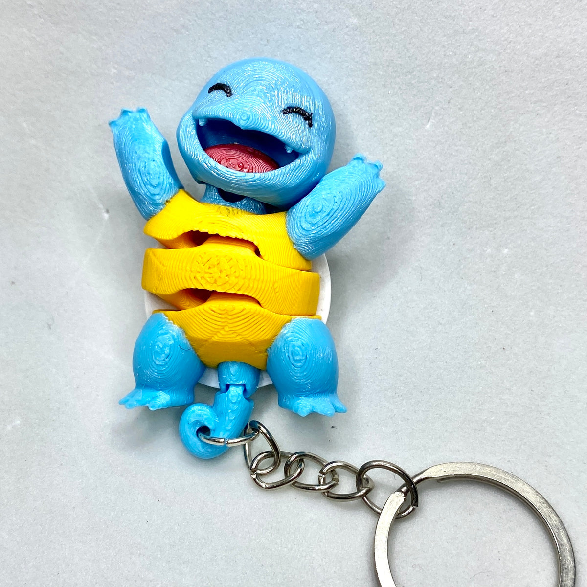 Chaveiro 3D Squirtle Pokémon Articulado