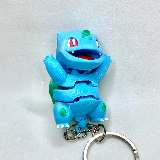 Chaveiro 3D Bulbasaur Pokémon Articulado