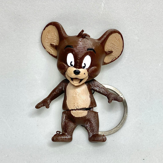 Chaveiro 3D Jerry Tom e Jerry Articulado